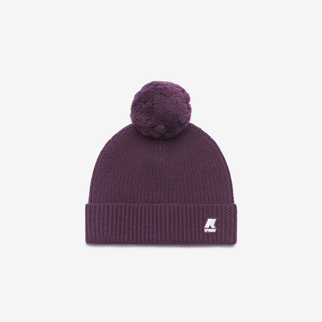 Headwear Girl P. VINCIENNE CARDIGAN STITCH Hat VIOLET PURPLE Photo (jpg Rgb)			