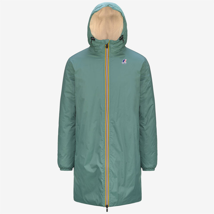 Jackets Unisex Le Vrai 3.0 Eiffel Orsetto 3/4 LENGTH GREEN ACQUAMARINA Photo (jpg Rgb)			