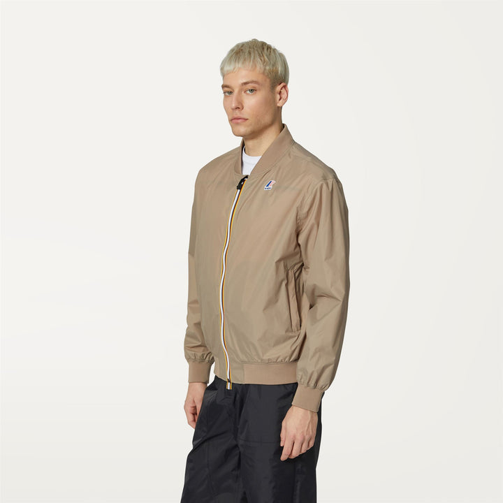 Jackets Unisex LE VRAI 3.0 AMAUREN Short BEIGE TAUPE Detail (jpg Rgb)			