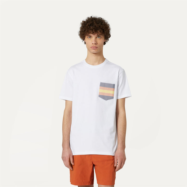 T-ShirtsTop Man ROS POCKET T-Shirt WHITE Dressed Back (jpg Rgb)		