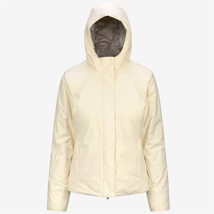 Jackets Woman LILY MICRO RIPSTOP PRIME MARMOTTA Short BEIGE E - GREY B Photo (jpg Rgb)			