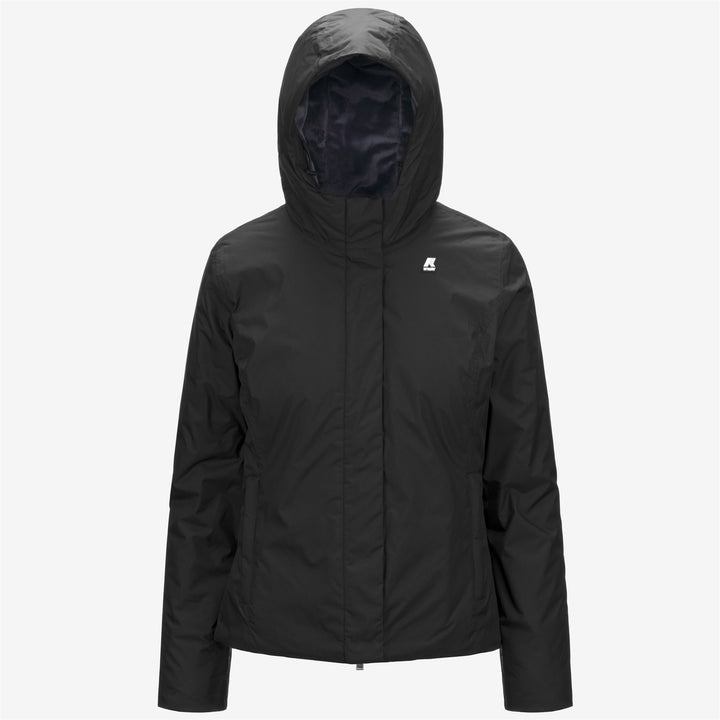 Jackets Woman LILY MICRO RIPSTOP PRIME MARMOTTA Short BLACK P-BLUE A Photo (jpg Rgb)			