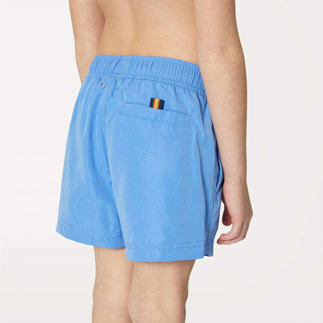 Bathing Suits Boy P. HAZEL Swimming Trunk BLUE ULTRAMARINE Detail Double				