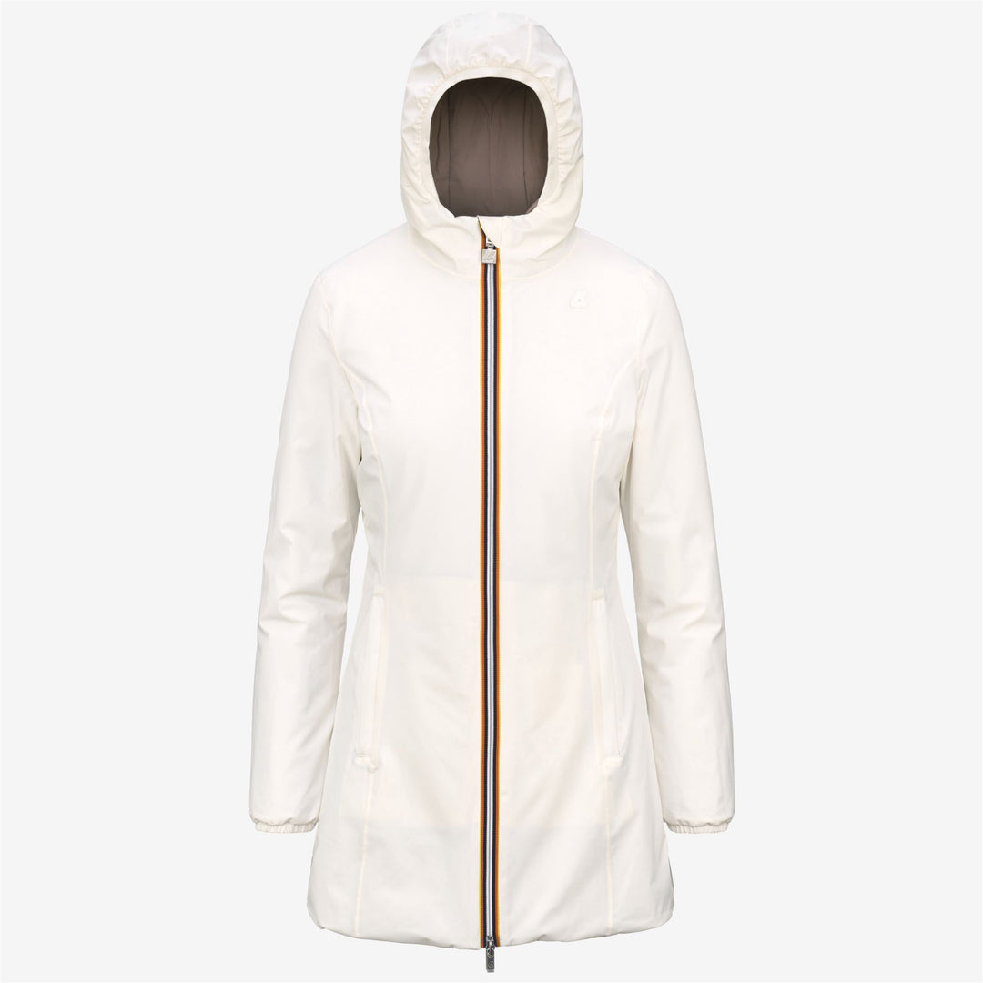 Jackets Woman DENISE WARM DOUBLE Mid WHITE G-BEIGE T Photo (jpg Rgb)			