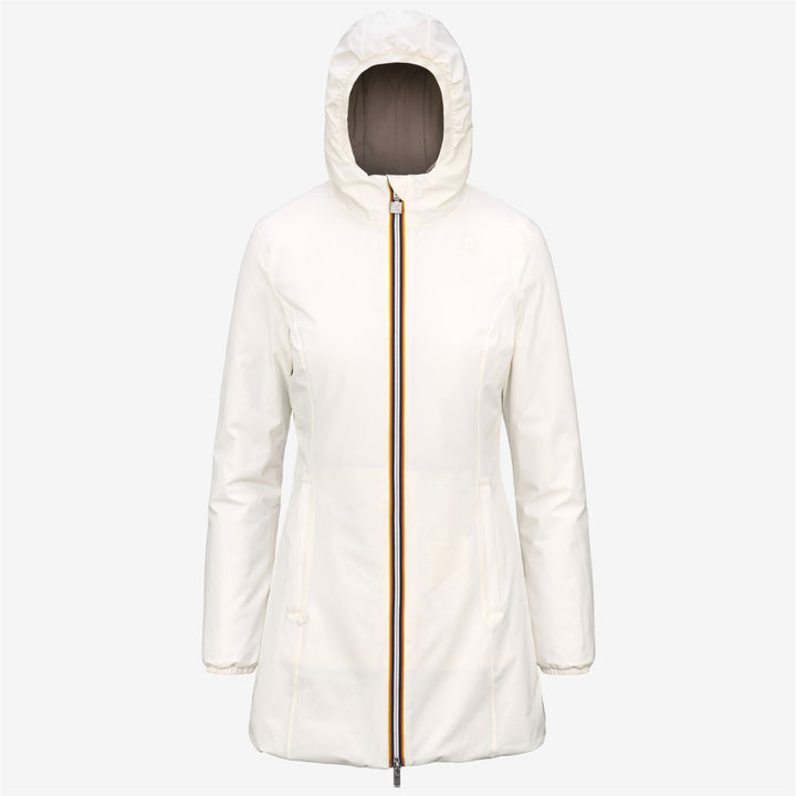 Jackets Woman DENISE WARM DOUBLE Mid WHITE G-BEIGE T Photo (jpg Rgb)			