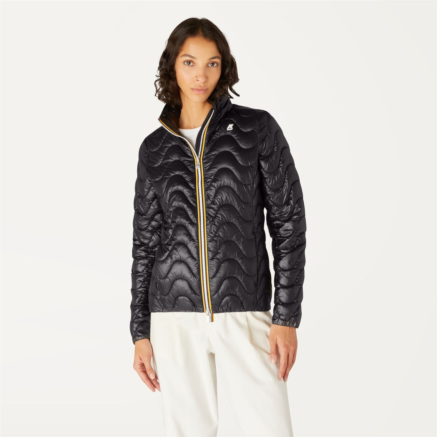 Giacca Donna violaTE QUILTED WARM nero puro – K-Way.com