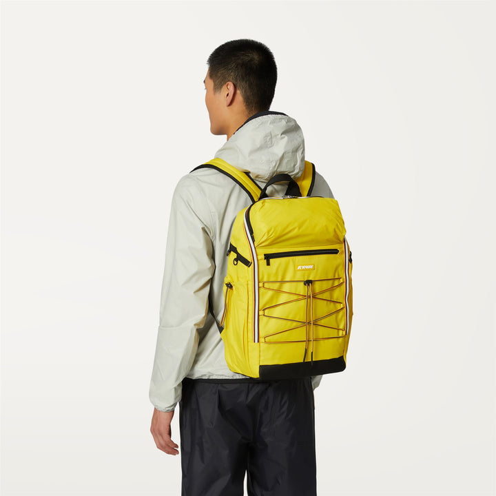 Bags Unisex MONTE LIMAR Backpack YELLOW DK Dressed Back (jpg Rgb)		