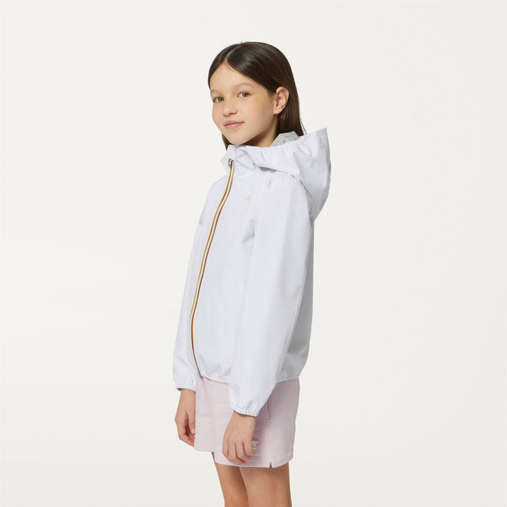 Jackets Girl P.  LIL STRETCH DOT Short WHITE Detail (jpg Rgb)			