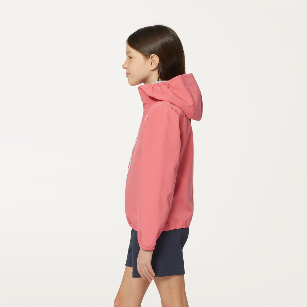 Jackets Girl P.  LIL STRETCH DOT Short PINK MD Detail (jpg Rgb)			