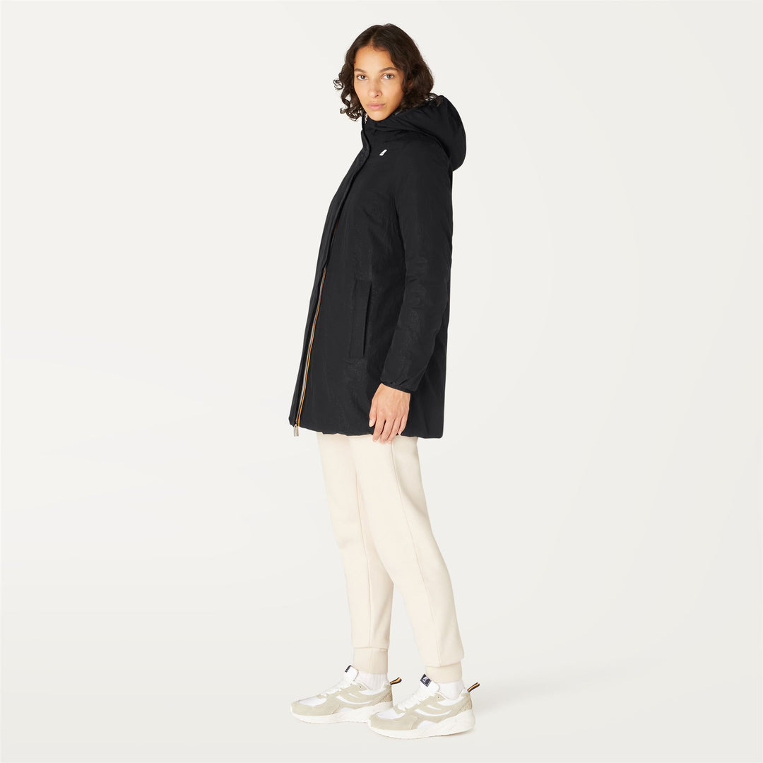 Jackets Woman SOPHIE TD BRILLIANT RIPSTOP Mid BLACK PURE Detail (jpg Rgb)			