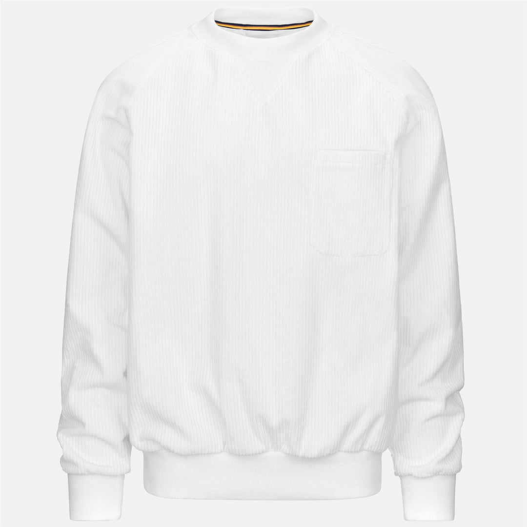 Fleece Unisex ZAHARA VELLUTO Jumper WHITE Photo (jpg Rgb)			