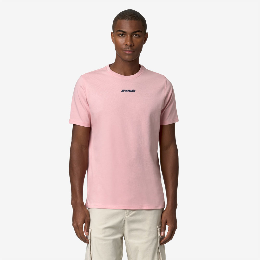 T-ShirtsTop Man ODOM ESTABLISHED T-Shirt PINK POWDER Dressed Back (jpg Rgb)		