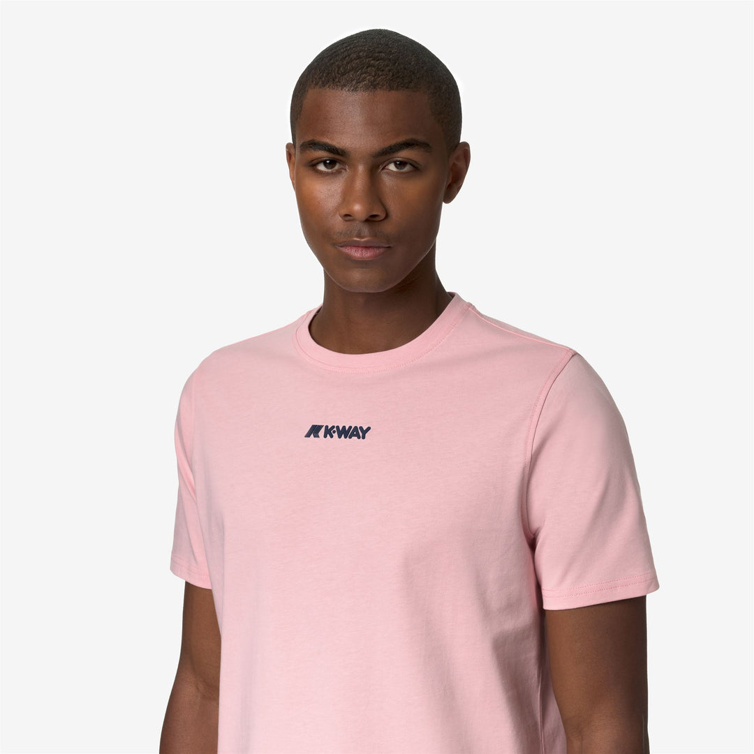 T-ShirtsTop Man ODOM ESTABLISHED T-Shirt PINK POWDER Detail Double				