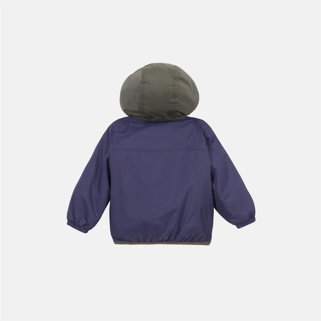 Jackets Kid unisex E. LE VRAI 3.0  CLAUDINE ORSETTO Mid ECRU-GREEN B-BLUE M Detail (jpg Rgb)			