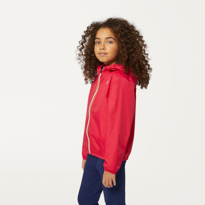 Jackets Kid unisex P. LE VRAI 3.0 CLAUDE WARM Mid RED BERRY Detail (jpg Rgb)			