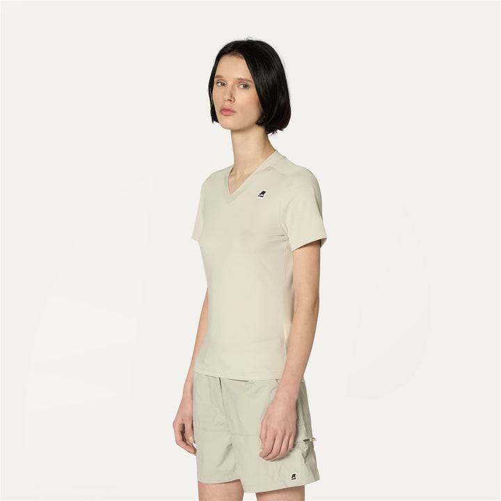 T-ShirtsTop Woman PACHOUR T-Shirt BEIGE LT Detail (jpg Rgb)			