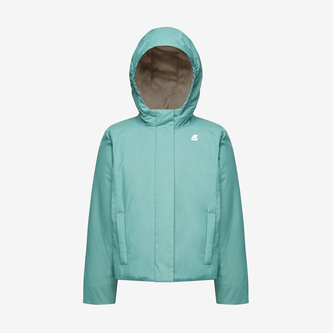 Jackets Girl P. LILY MICRO RIPSTOP PRIME MARMOTTA Short GREEN A - GREY B Photo (jpg Rgb)			