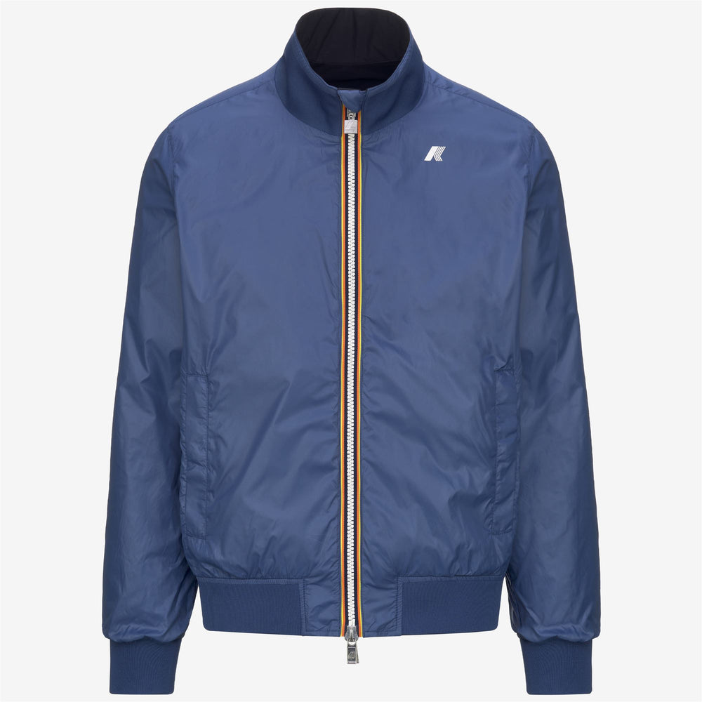 Jackets Man ARSENE PLUS.2 DOUBLE Short BLUE D-BLUE F Dressed Front (jpg Rgb)	