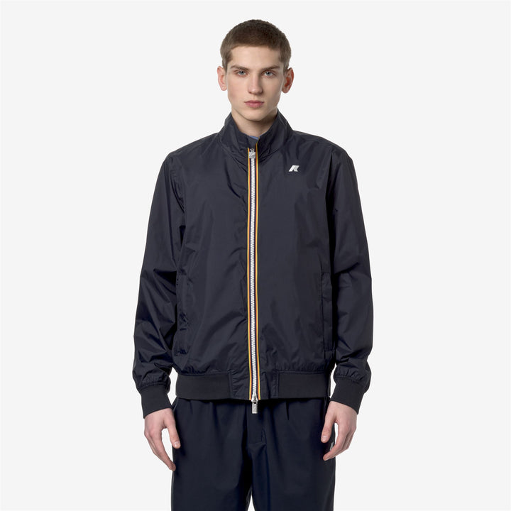 Jackets Man ARSENE PLUS.2 DOUBLE Short BLUE D-BLUE F Dressed Back (jpg Rgb)		