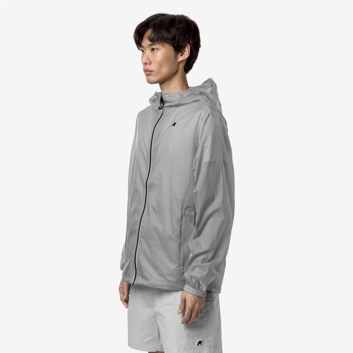 Jackets Unisex CLEON NYLON RIPSTOP Short GREY ASH RIPSTOP Detail (jpg Rgb)			