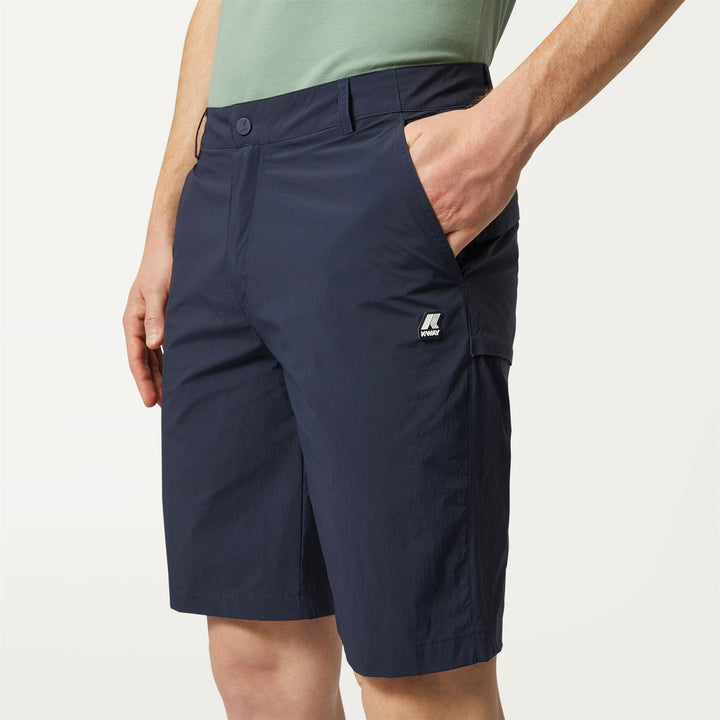 Shorts Man DORET Fatigue BLUE DEPTH Detail Double				