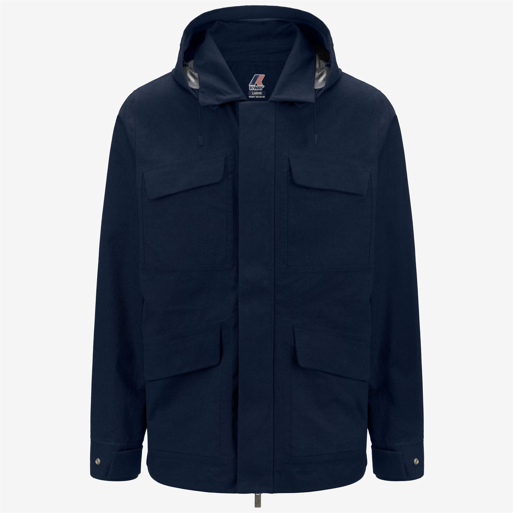 Coat K-WAY Men color Blue 1