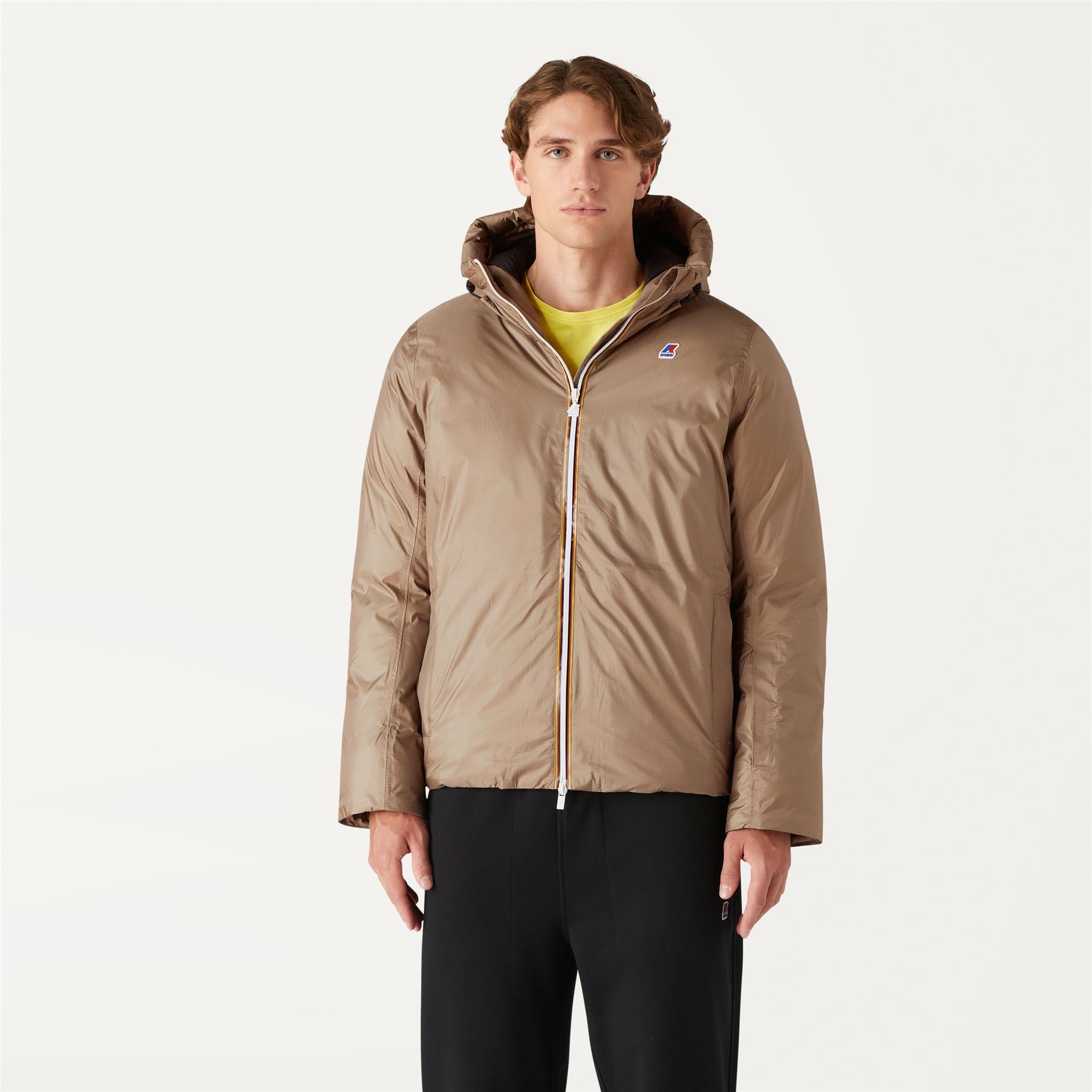 HUGO THERMO SUPER - Jackets - Short - Unisex - BEIGE TAUPE-BLACK PURE