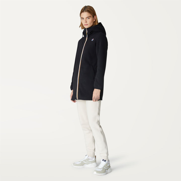 Fleece Woman LILLEE POLAR Jacket BLACK PURE - GREY SMOKED Detail (jpg Rgb)			