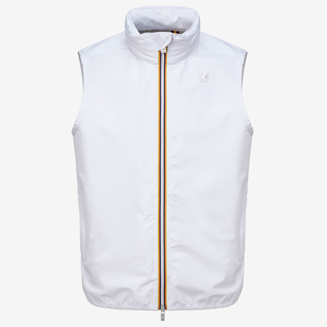 Jackets Man VALEN STRETCH DOT Vest WHITE Photo (jpg Rgb)			