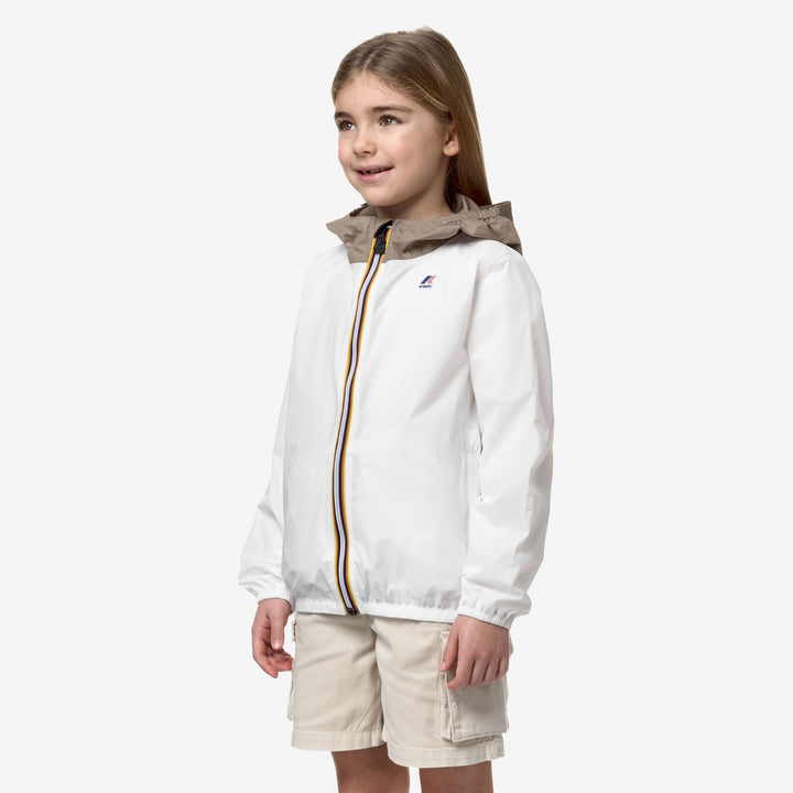 Jackets Kid unisex P. LE VRAI 3.0 CLAUDE Mid WHITE - BEIGE TAUPE Detail (jpg Rgb)			