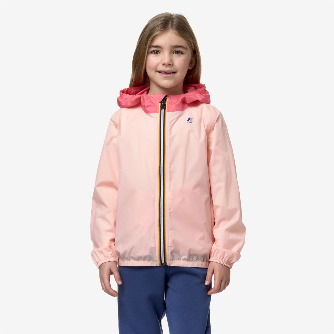 Jackets Kid unisex P. LE VRAI 3.0 CLAUDE Mid PINK DAFNE - PINK MD Dressed Back (jpg Rgb)		