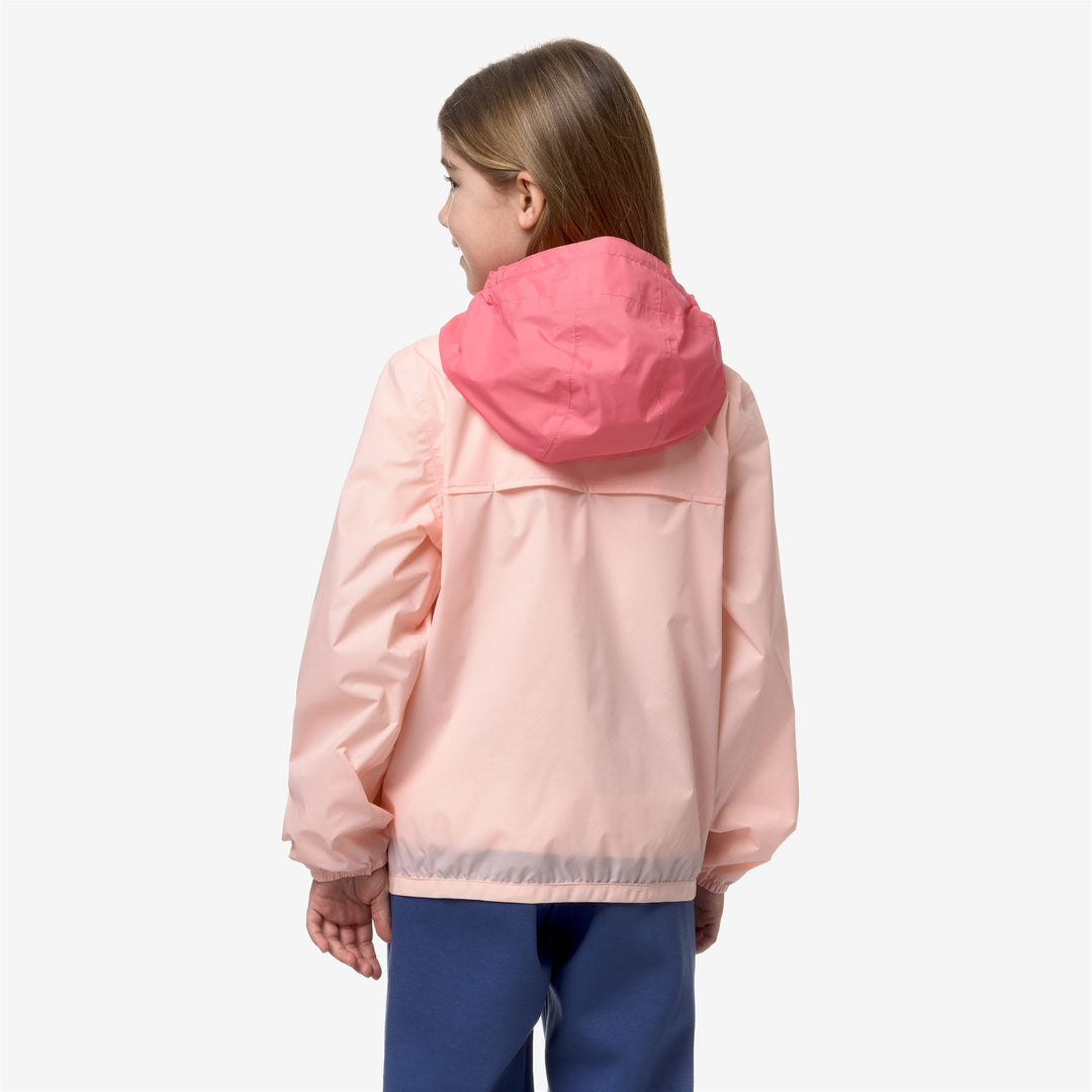 Jackets Kid unisex P. LE VRAI 3.0 CLAUDE Mid PINK DAFNE - PINK MD Dressed Front Double		