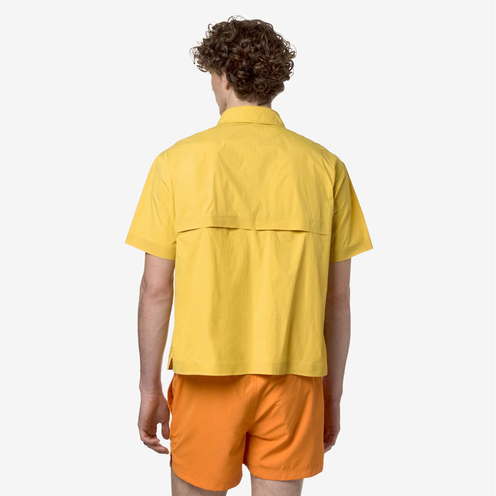 Jackets Man LICONCY Short YELLOW MIMOSA Dressed Front Double		