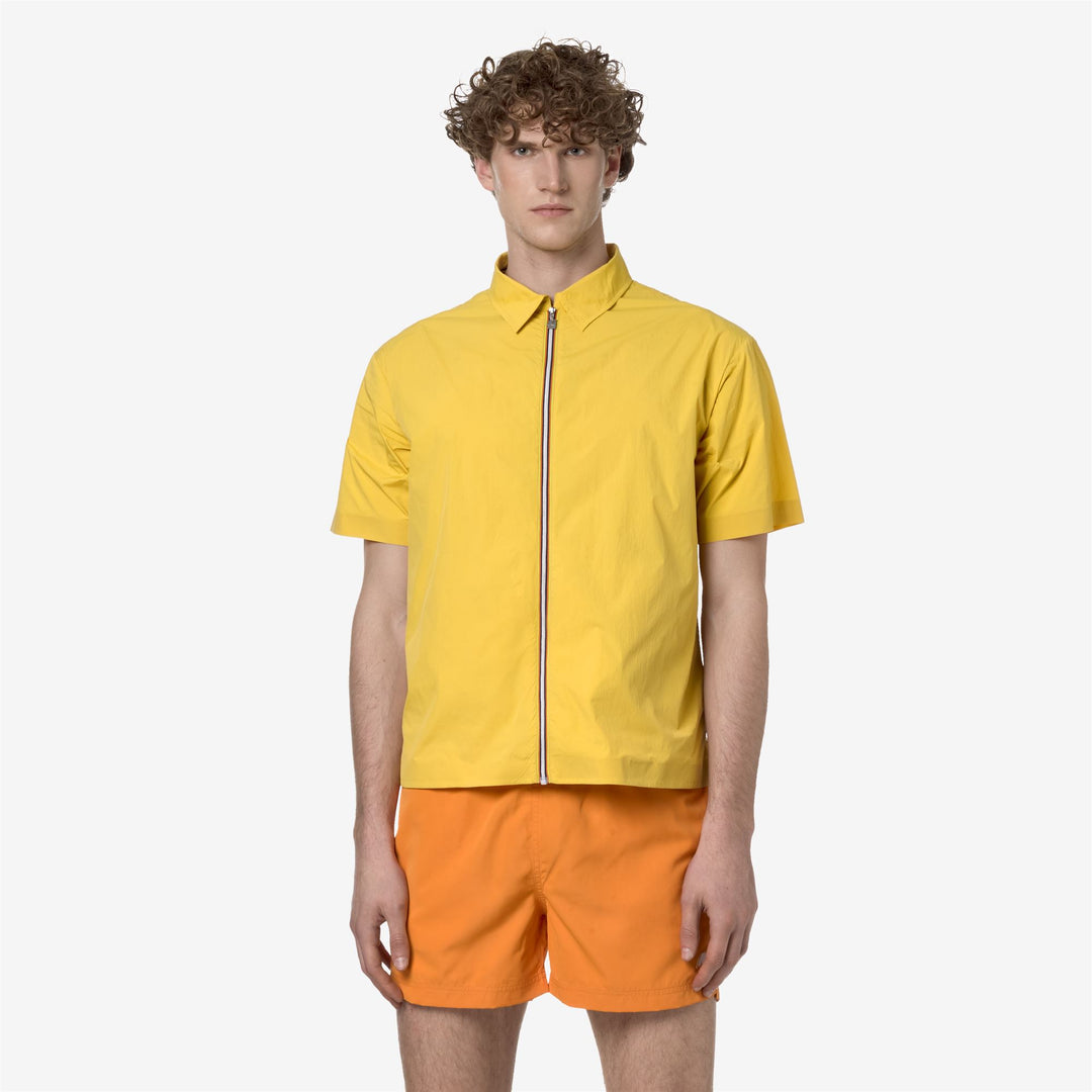 Jackets Man LICONCY Short YELLOW MIMOSA Dressed Back (jpg Rgb)		