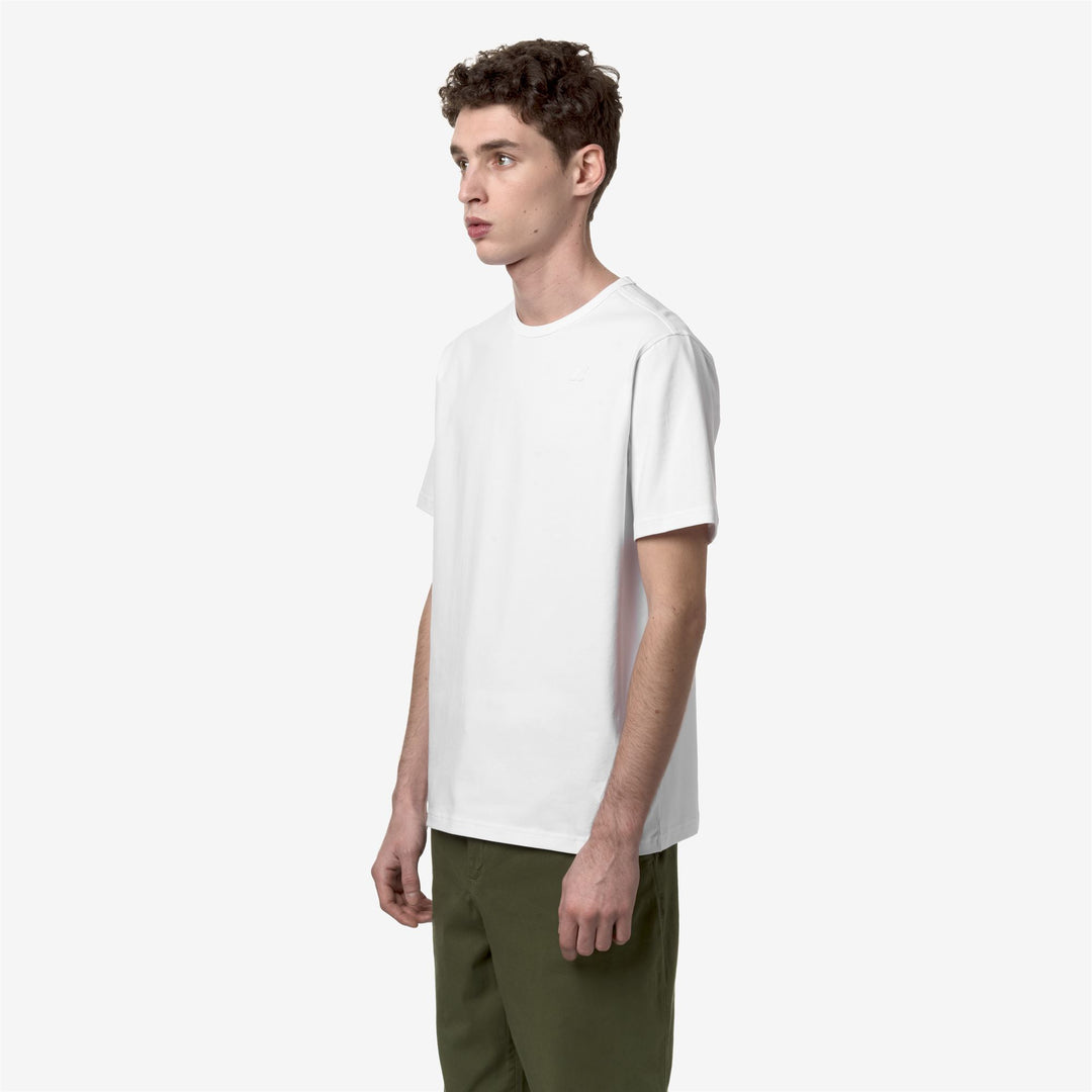 T-ShirtsTop Man ADAME STRETCH JERSEY T-Shirt WHITE Detail (jpg Rgb)			